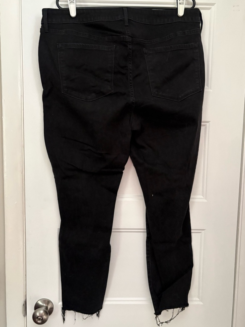 Old Navy Black Rockstar Distressed Mid-Rise Jeans - Picture 8 of 9
